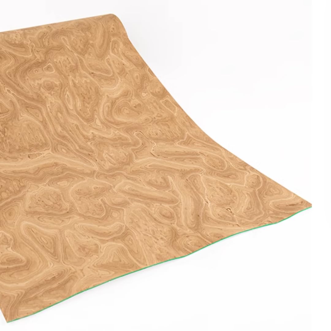 Tech Ulmenwurzel aus Holz, strukturiertes Furnier, 0,3 mm, 2,5 x 0,58 m, ideal für Heimwerker, Möbelrenovierung, Heimdekoration, Auto-Innen-Upgrade, Wanddekoration und Instrumentendekoration