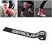 Serious Acier Fitness Noir mobilité et restauration (Floss) Bandes de compression Tack & Soie dentaire (Heavy : .051 "x 5,1 cm X 7 ')