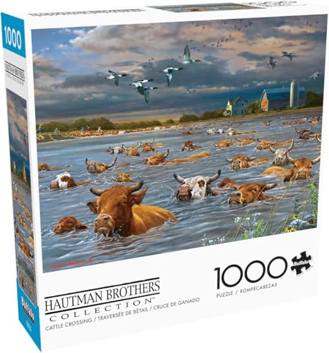 Buffalo Games - Hautman Brothers - ���̌����_ - 1000�s�[�X �W�O�\�[�p�Y�� ��l�p ����p�Y�� �Q�[���i�C�g�ɍœK - �����T�C�Y 26.75 x 19.75