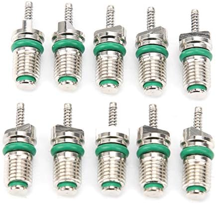 20Pcs Automotive Car Air Conditioning Valve, High Pressure Valve Stem For Most Automotive Car Air Conditioning Tire Remover Replacement For
