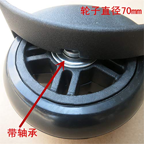 Trunk Wheels, Directional Luggage Mute Wheel Suitcase Replacement Repair Wheels Parts Spinner3