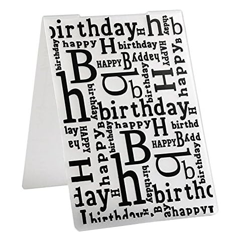 Christmas Words Plastic Embossing Folder for Scrapbook DIY Album Card Cover