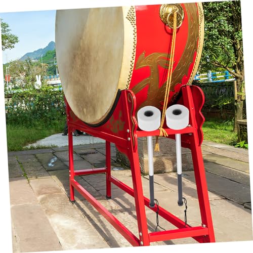 ibasenice 2 piezas baquetas profesionales para batería con cabezal de fieltro para tambor y timbal para rendimiento y práctica en escenario miniatura 7