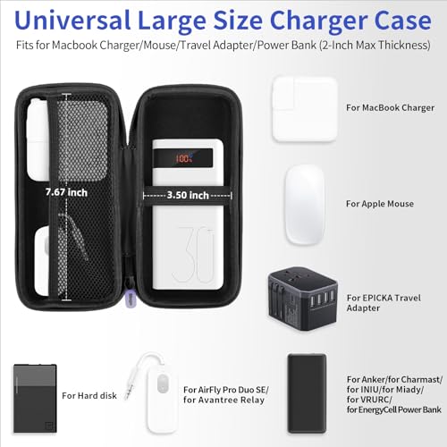 Image of iMangoo Travel Essential Electronics Organizer Charger Case Carrying Pouch