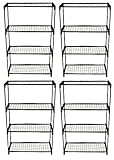 Selections 4-Tier Greenhouse Staging Shelving (Pack of 4)