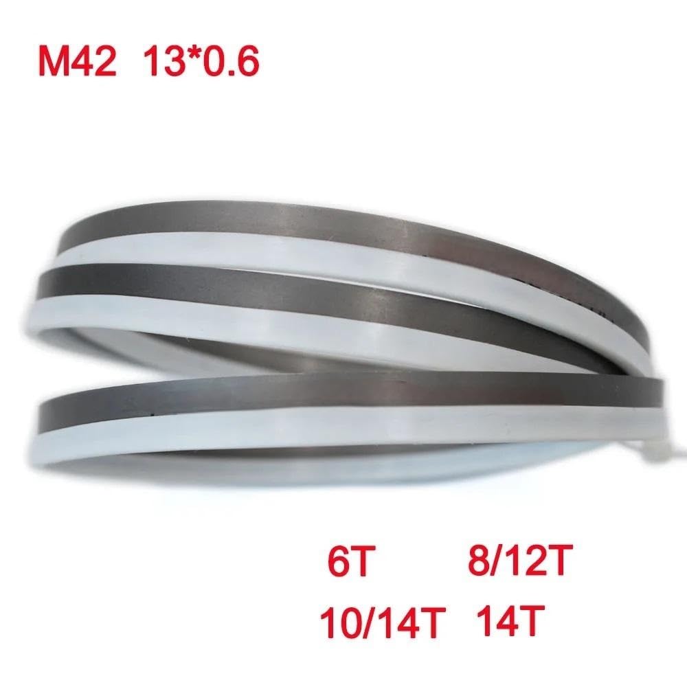 Brzeszczot taśmowy M42 Bi-Metal 1/2 cala - 6-14 zębów na cal (TPI) do cięcia metalu, 1 szt.(6T*1575mm)
