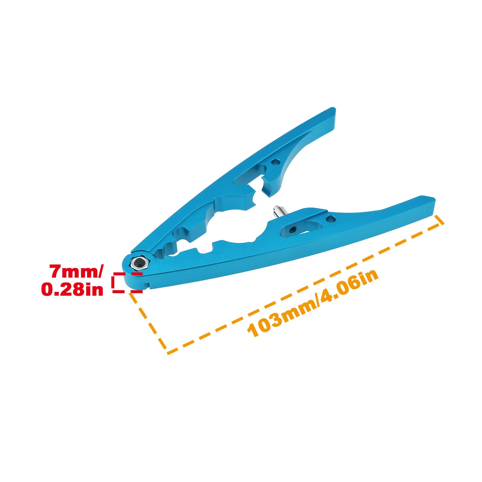 Create idea RC Damper Pliers Model Car Shock Absorber Clamp 103x7mm Compatible with Tam-iya 42276 - Image 4