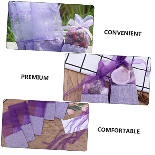 Vaguelly 24Pcs Bolsas Vacías de Lavanda para Hogar miniatura 2