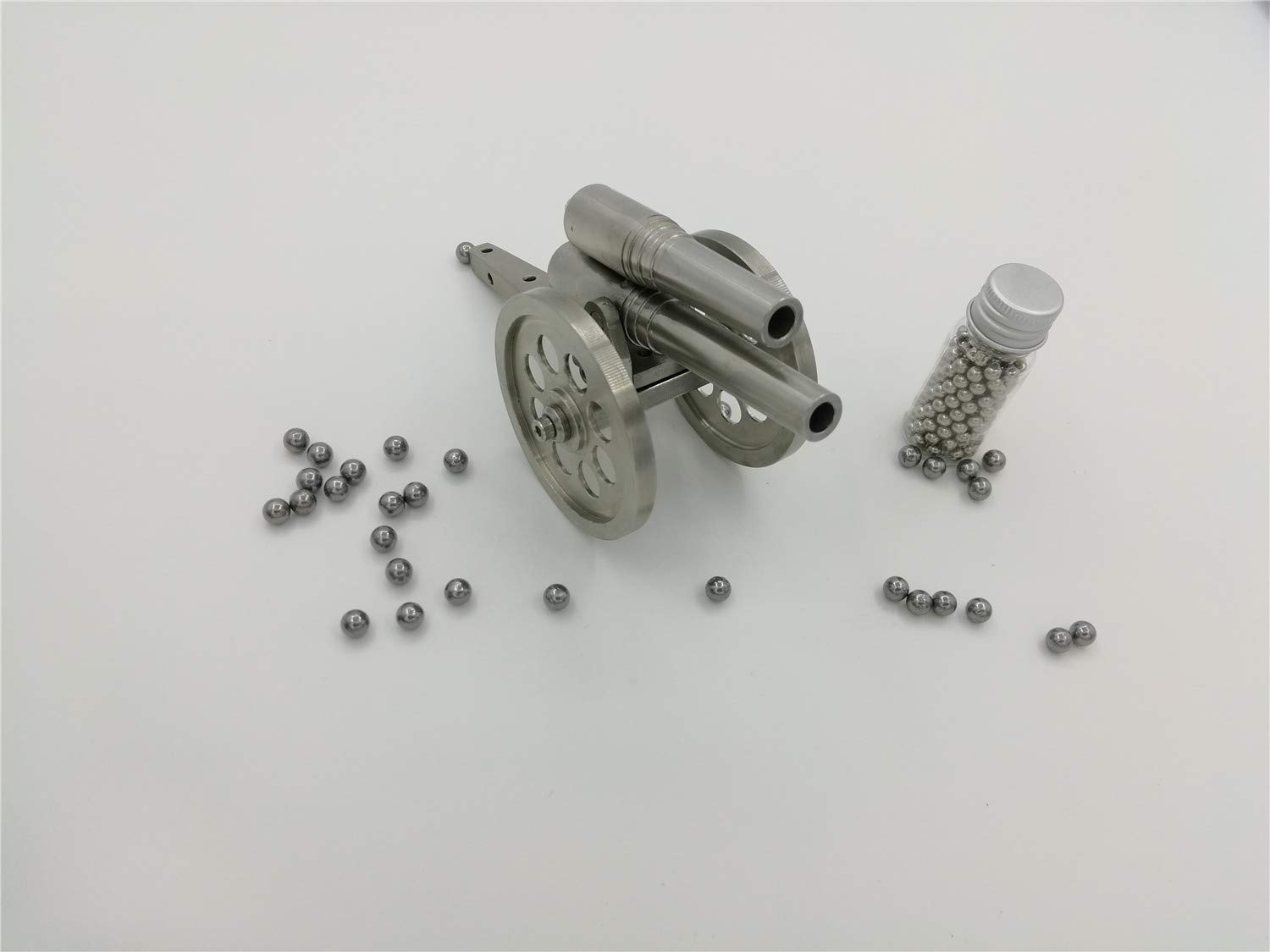 HPXO Mini Stainless Steel 16th Century Cannon Handmade Military Model
