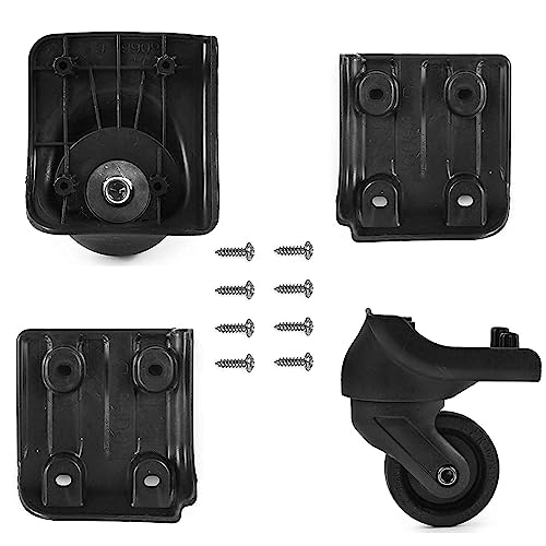 Spinner Luggage Replacement Wheels，Repair Suitcase Wheels Parts, Spinner Travel Customs Box, W044 (Pair)4