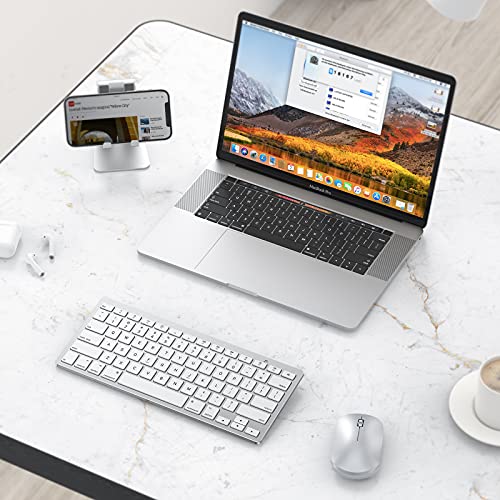 Bluetooth Keyboard For Mac, Omoton Compact Wireless Keyboard Compatible With Macbook Pro/Air, Imac, Imac Pro, Mac Mini, Mac Pro Laptop And Pc #TOP7