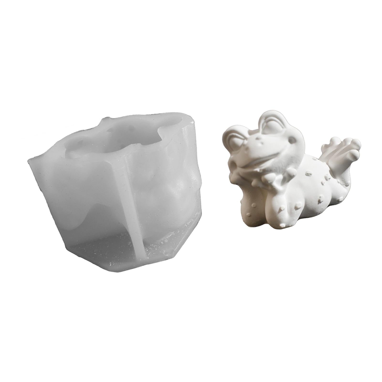 HZBB Realistic Frogs Silicone Heatproof Kitchen Tool for Chocolate Soap Craft Quick Cleaning Flexible Materials Frogs Chocolate