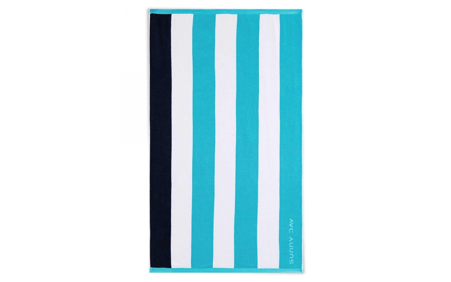 Zwoltex - Toalla de Playa BOLONIA 100x160 cm, Toalla de Playa Hecha de 100% algodón Egipcio 380 g/m², Toalla de baño Absorbente y Suave con Certificado Oeko-Tex - Turquesa