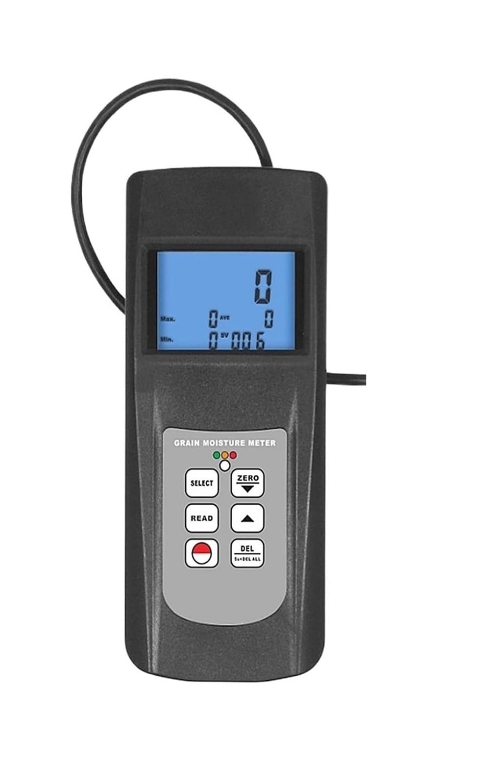 Amrttwy One Color Moisture Meter, Cup Type Grain Moisture Meter For 22 Types Rice Wheat Corn Soybean Canola Coffee And Sorghum