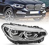 JSBOYAT Full LED W/AFS Headlight Assembly Compatible with 2018-2021 BMW X3 X4 G01 G02 G08, OE Style DRL Projector Headlamp Right Passenger Side