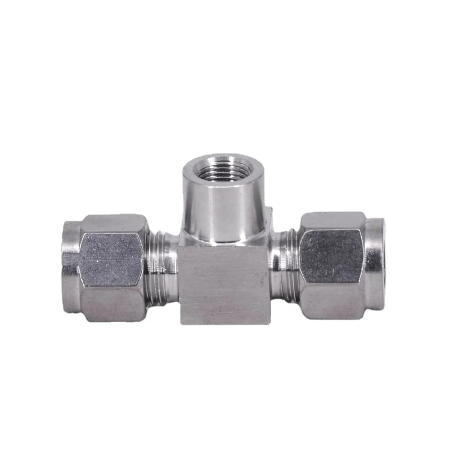 Racor de tres vias de 10mm con rosca hembra M16 para instalacion de aire y agua