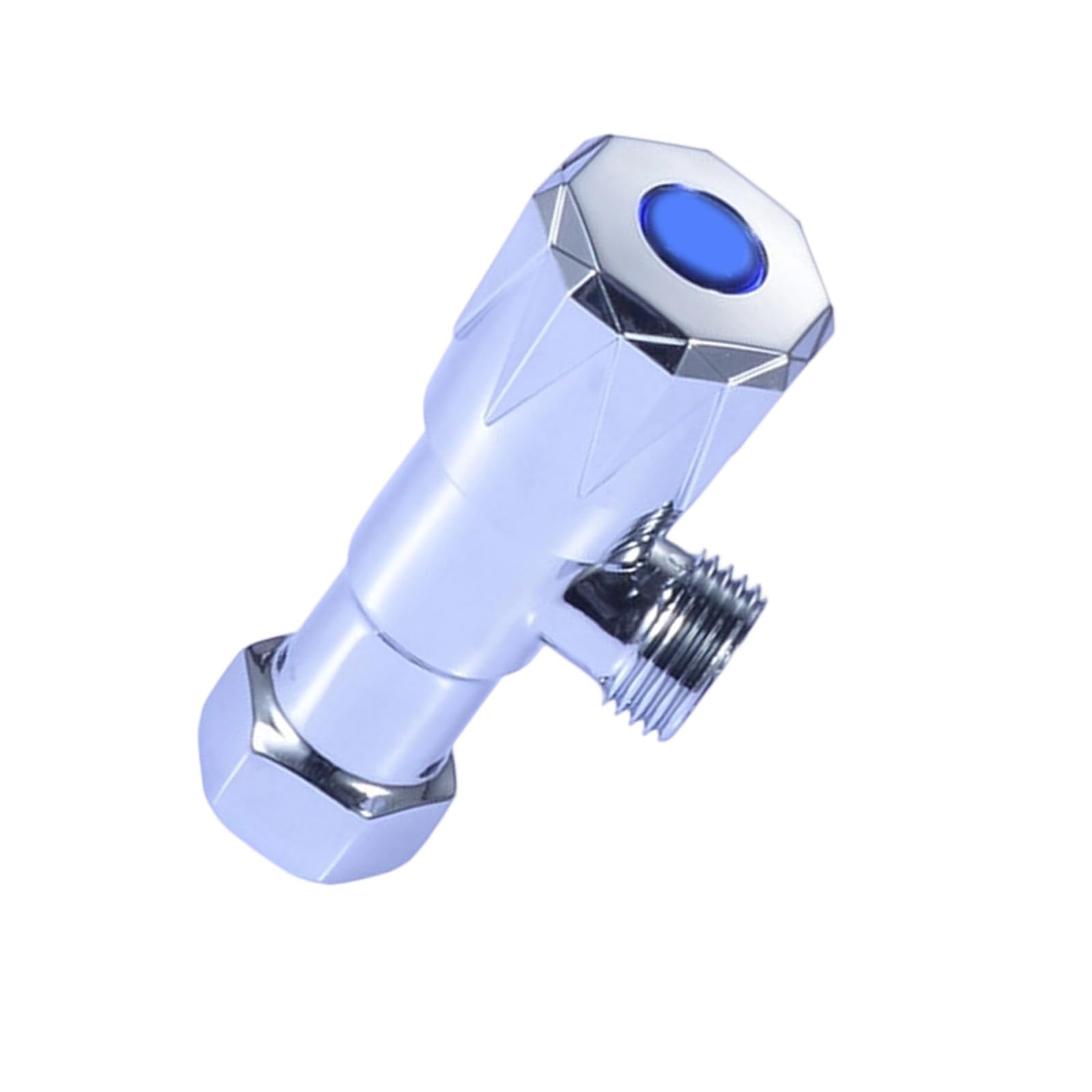 Water Stop Valves Brass 1 / 2inch Turn Angles Stop Valves Plumbing Fitting for Hot/Cold Waters Systems Water Flows Control Shower