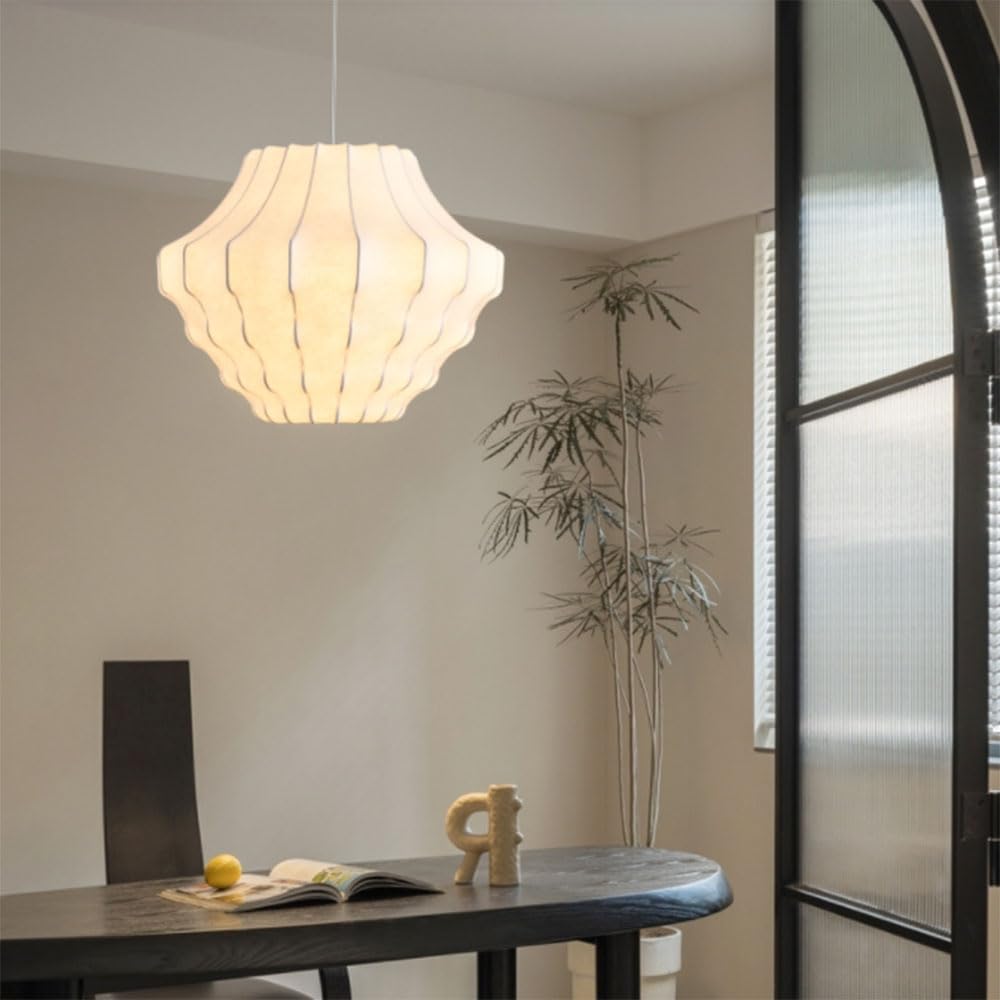Japanse Zijden Hanglamp - Wabi Sabi Design – De