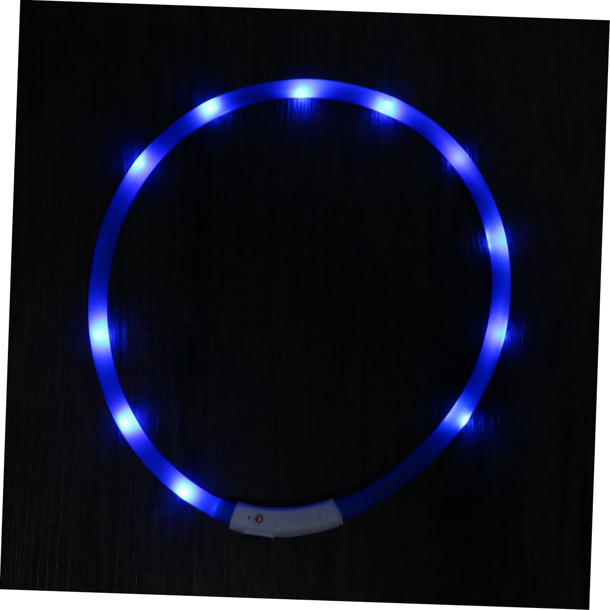 BESPORTBLE 3pezzi Collare Led Ricaricabile Per Collare Notturno Usb Moduli Regolabili Per Notturne Blu
