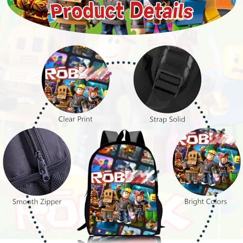 Robo Lox Backpack for Nursery, Cartoon Backpack for Girls and Boys from 4-12 Years, 36 cm x 24 cm x 11 cm, The Perfect Gift