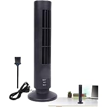 Oscillating Tower Fan, Silent Oscillating Floor Fan, Electric Standing Air Circulator, Space Saving Cooling Fans Rooms without Color, Compact DC Motor, for Room Bedroom Kitchen Living Room