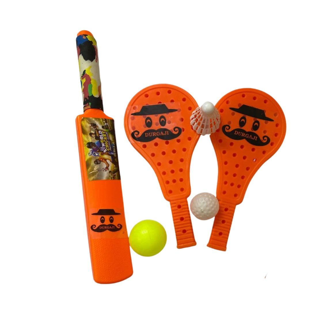 Vidhyapati Superb Sport Toys Combo - Bat Ball & Racket for Kids for 2 Year and Above Kids (B0D119Q1P4) Amazon Price History, Amazon Price Tracker