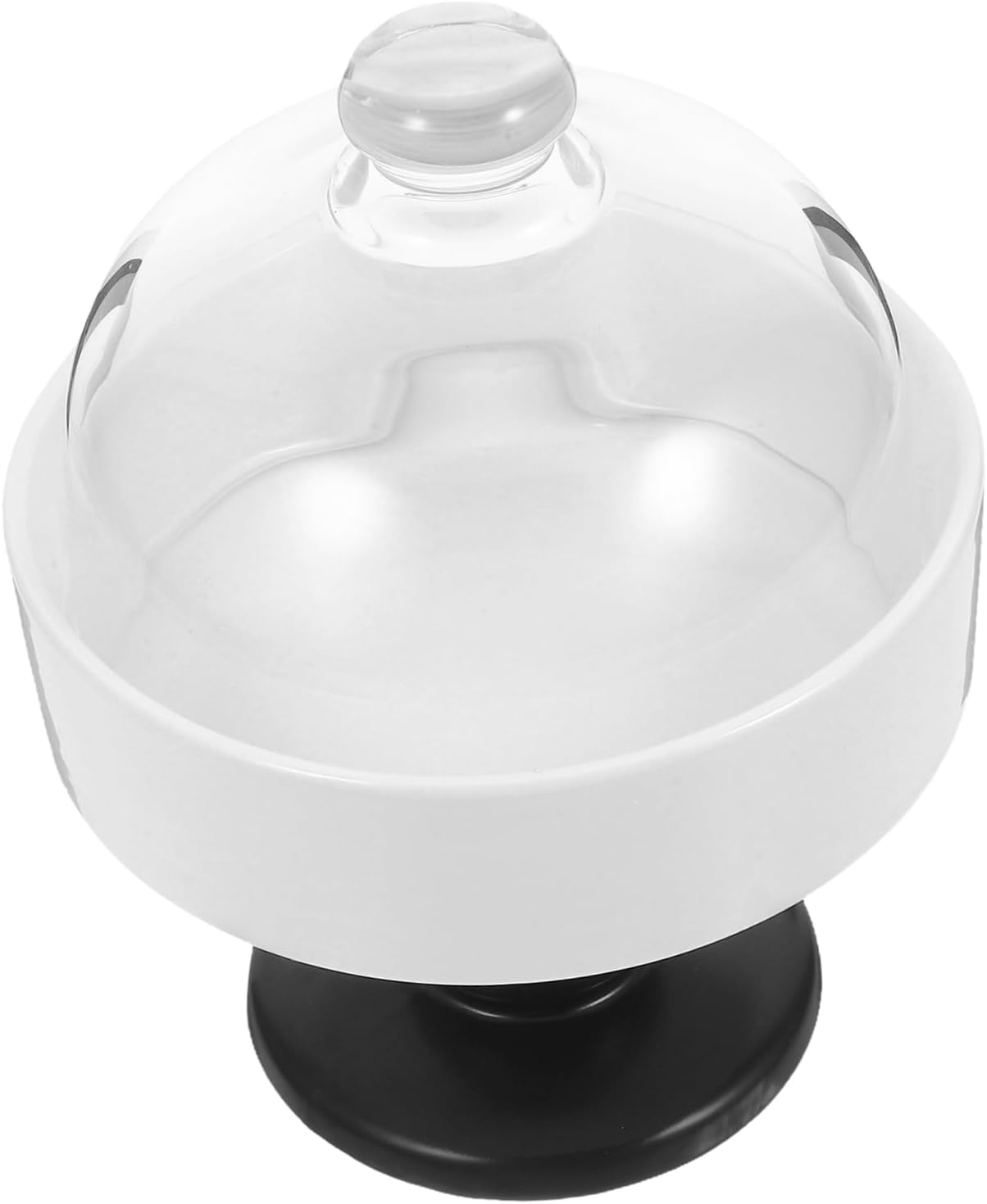 Zerodeko Vintage Footed Ceramic Dessert Bowl Ice Serving Fruit Snack Candy Cup Style for Entertaining