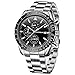 Produktbild BERSIGAR Herren Uhr Chronograph Analogue Quartz Armbanduhr für männer Fashion Business Sport Design 30M wasserdicht Elegant Männer Geschenk