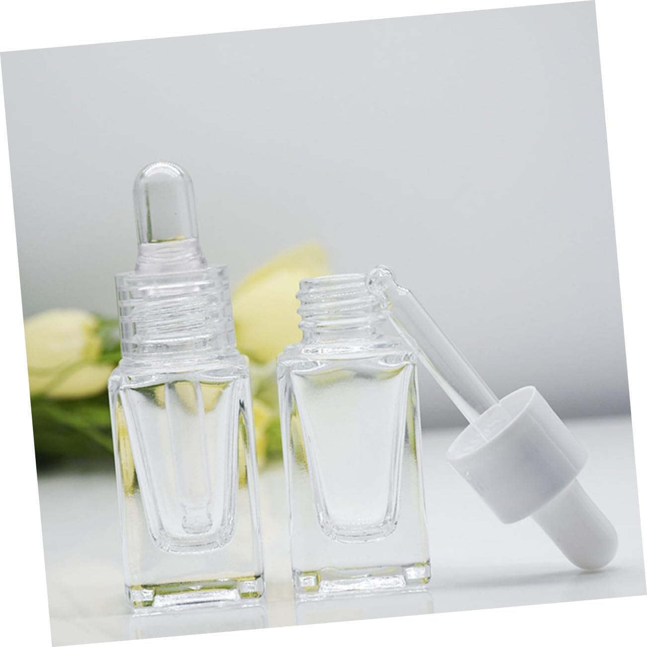 10pcs Glass Dropper Bottles for Essential Oils Perfume Diy Leak Travel