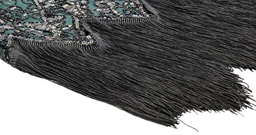 Image of Women 1920s Gatsby Vintage Sequin Flapper Fringe Party Plus Dress with 20s Accessories Set