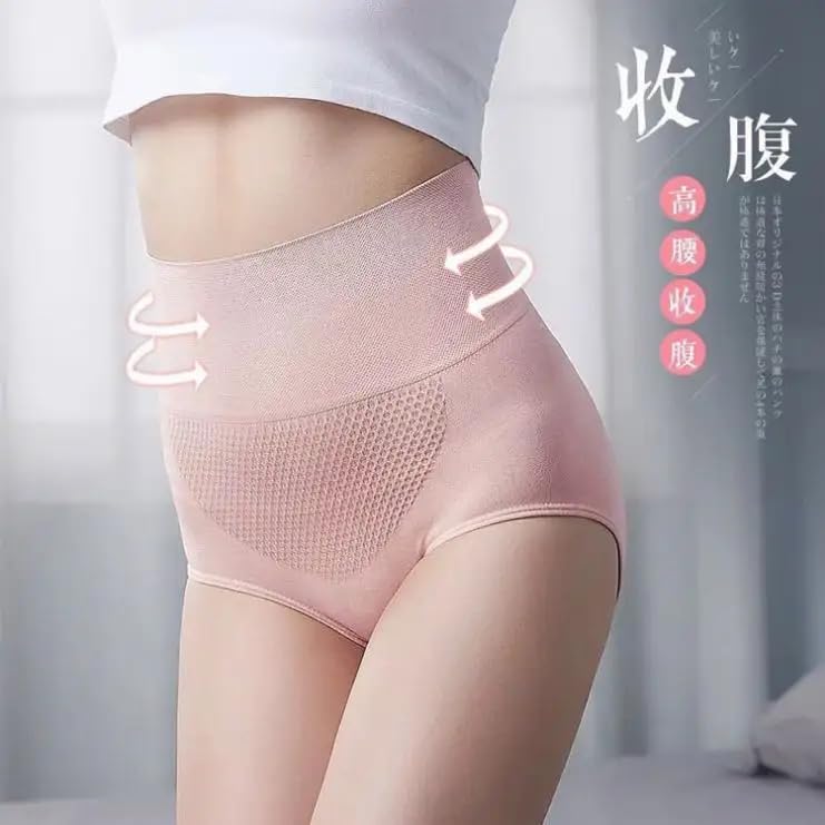 Image of Women's Tummy Tucker High Waist Shapewear with Anti Rolling Strip Panties