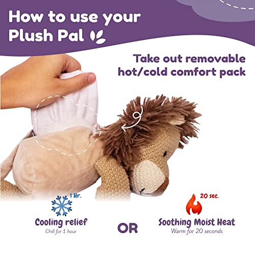 Wild Baby Lion Stuffed Animal - Heatable Microwaveable Plush Pal With Aromatherapy Lavender Scent For Babies And Kids - Stuffed Lion Plush 12" #TOP3