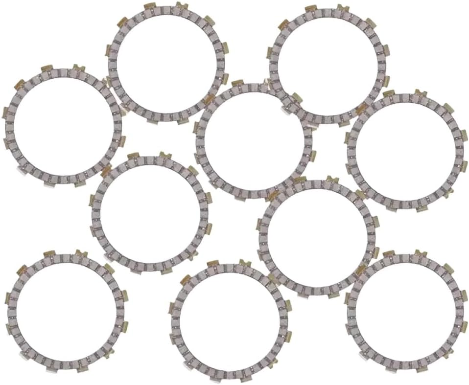 1Set 10Pcs Clutch Disc Friction Plates Compatible with Automotive Motorcycle Parts ZX900 9R ZX1000 ZR1000 10R ZX10R ZX9R