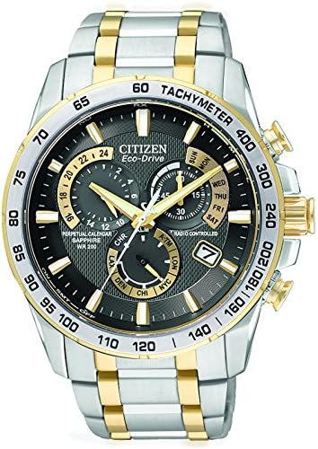 Citizen Eco-Drive Men's Perpetual Chrono A.T, Two Tone, Bracelet