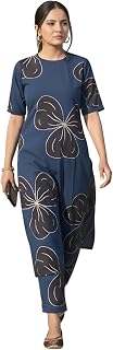 Women's Rayon Kurta Sets| Co ord Set for Women Stylish | Sleeveless Printed Kurtis | Dress | Comfortable Outfit for Office Look | Daily Summer Travel & Festive Dress