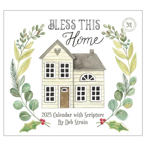 2025 Wall Calendar Bless This Home 1366 x 12