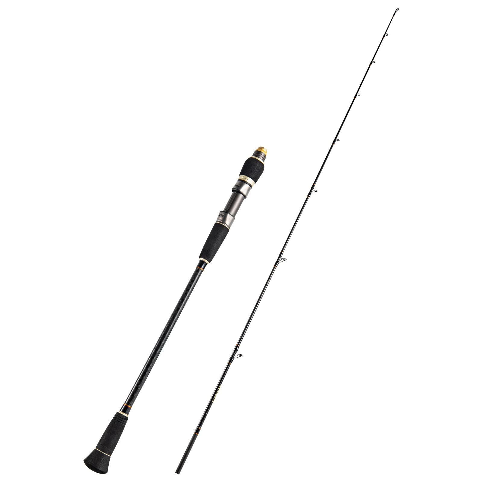 Goture Ultralight Fishing Rod, 2 Piece Jigging Spinning Rod, Spinning/Casting Rod, Trout Rods,3 Piece Crappie Rod, Ice Fishing Reel & Rod Combo Medium Light/Medium Heavy for Saltwater/Freshwater