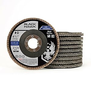 Black Hawk Schleifscheiben mit Faserrückseite, 10 Stück