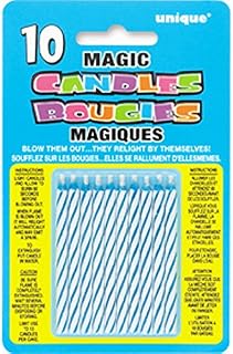 Magic Candle Blue 10 Pack