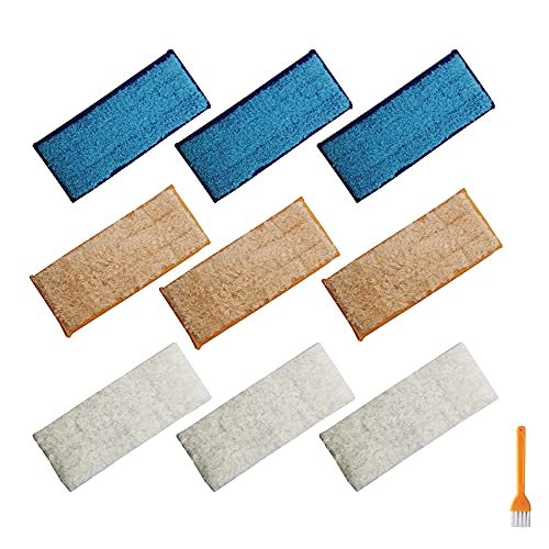IZSOHHOME 9 paños lavables de repuesto con tres funciones Mop compatibles con iRobot Braava Jet 240 241 Cover
