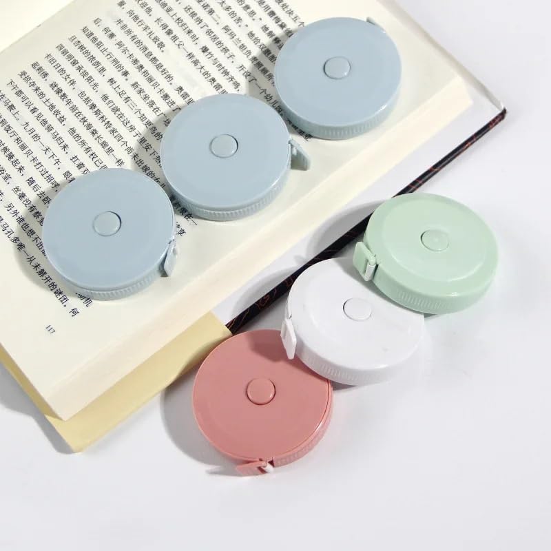 Cinta métrica Suave de 1,5 M, Regla de medición Flexible de Costura Corporal de Doble Escala for Herramientas de medición Corporal, artesanía a Medida de 60 Pulgadas(Rot)