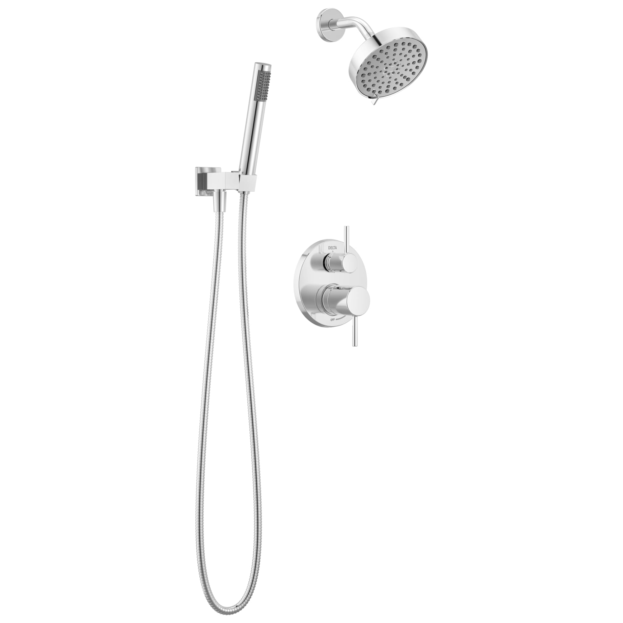 Photo 1 of DELTA Modern Shower System Faucet Set - Chrome