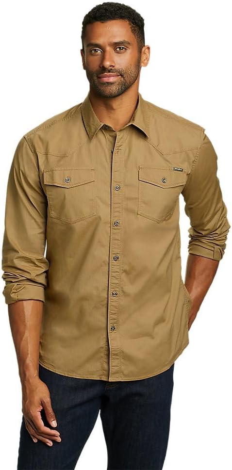 Eddie Bauer Mens Timber Edge Long-Sleeve Shirt