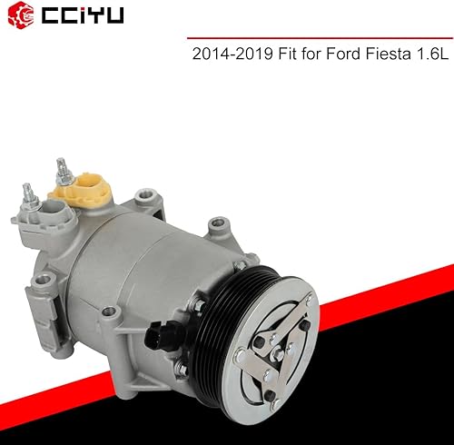 Miniatura 5 de cciyu Compresor de CA con embrague 2014-2019 apto para Ford Fiesta 1.6L CO 9781C