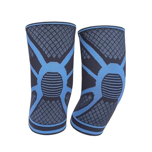Image of Q DEVICES Comfeel Knee Cap, 1 Pair of Knee Sleeves, Compression Support Sleeve with Non-Slip Design for Workout, Sports, Meniscus Tear, ACL & Arthritis Pain Relief, Unisex (L)