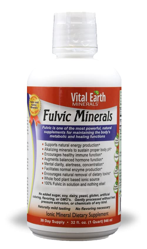 Buy Vital Earth Minerals Fulvic Minerals 32 Fl. Oz. One Month