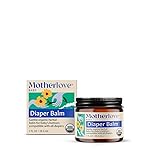 Motherlove Diaper Balm (1 oz) Organic Herbal Diaper Rash Cream-Cloth Safe, Zinc Oxide- Petroleum-Free-Ideal diaper Bag Size