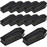 Coffin Model：14Pcs Halloween Treat Boxes with Lid Unique Black Coffin Design for Candy Halloween Party Favors Kids Spooky Decorations
