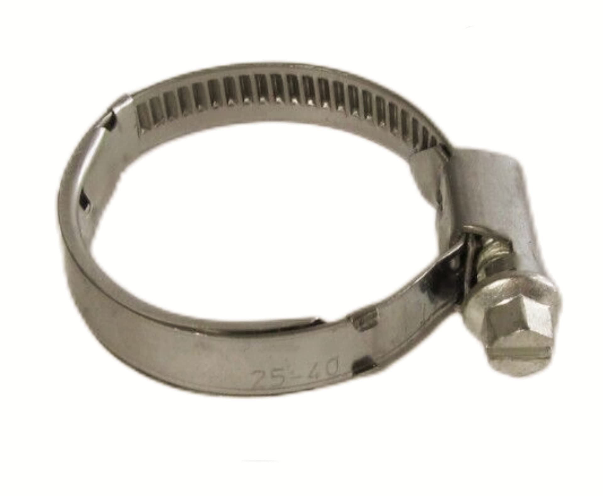 Stainless Steel Hose Clips, Thickened type Hose Clamp, Adjustable 25mm-40mm (1