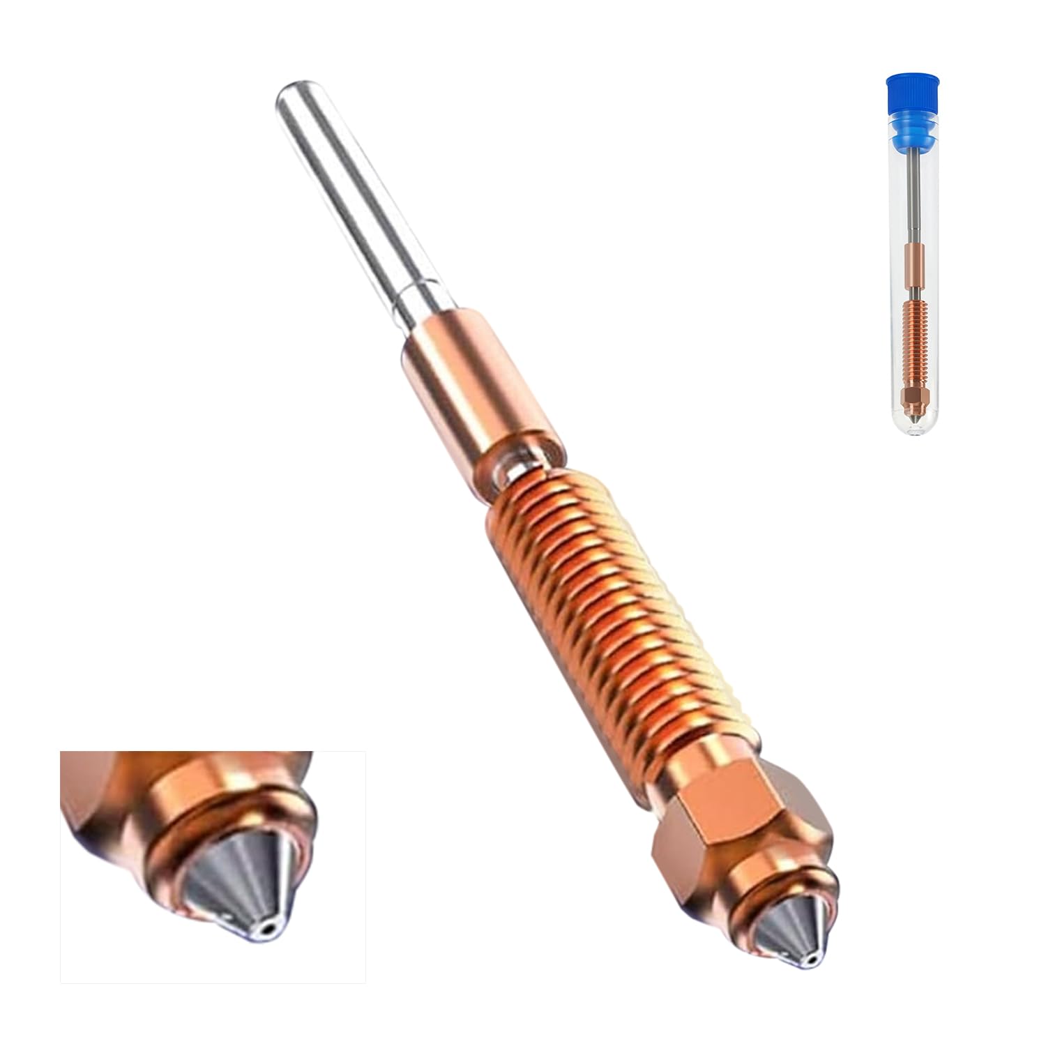 ネクロページ K1C Nozzles,Unicorn Quick-Swap Nozzle 0.2/0.4/0.6/0.8/1.0mm Copper